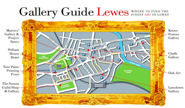 lewes tourist map